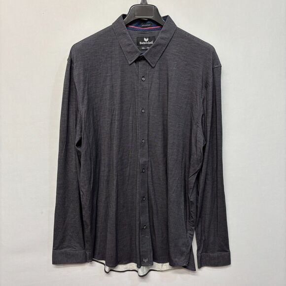 Butter Cloth Men Button Shirt Top Size XXXL 3XL Tall Fit Icy Cotton D007 -27 - Picture 1 of 15